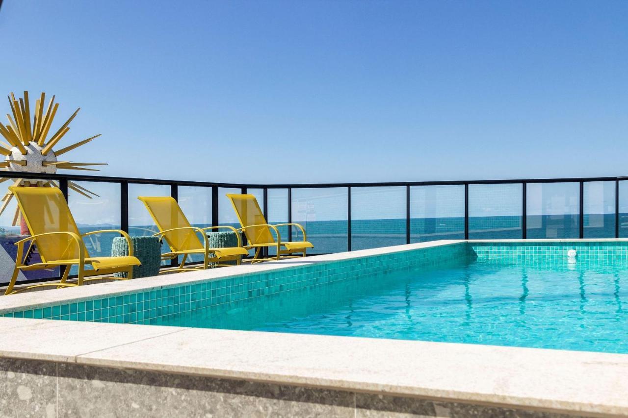 Aion Suites 303 - Lindo Apartamento Com Vista Para O Mar, A 60M Da Praia De Bombinhas, Com Piscina E Academia No Rooftop. Экстерьер фото
