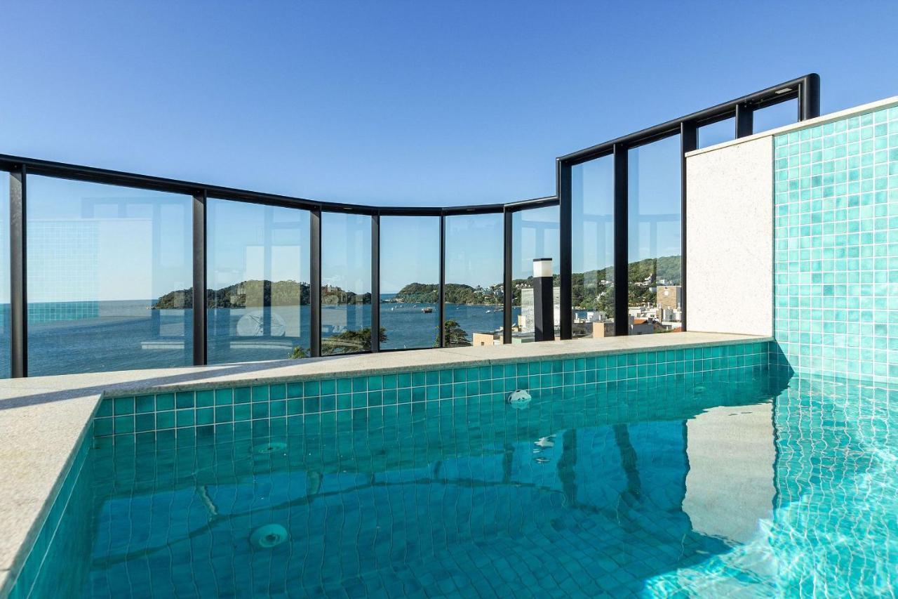 Aion Suites 303 - Lindo Apartamento Com Vista Para O Mar, A 60M Da Praia De Bombinhas, Com Piscina E Academia No Rooftop. Экстерьер фото