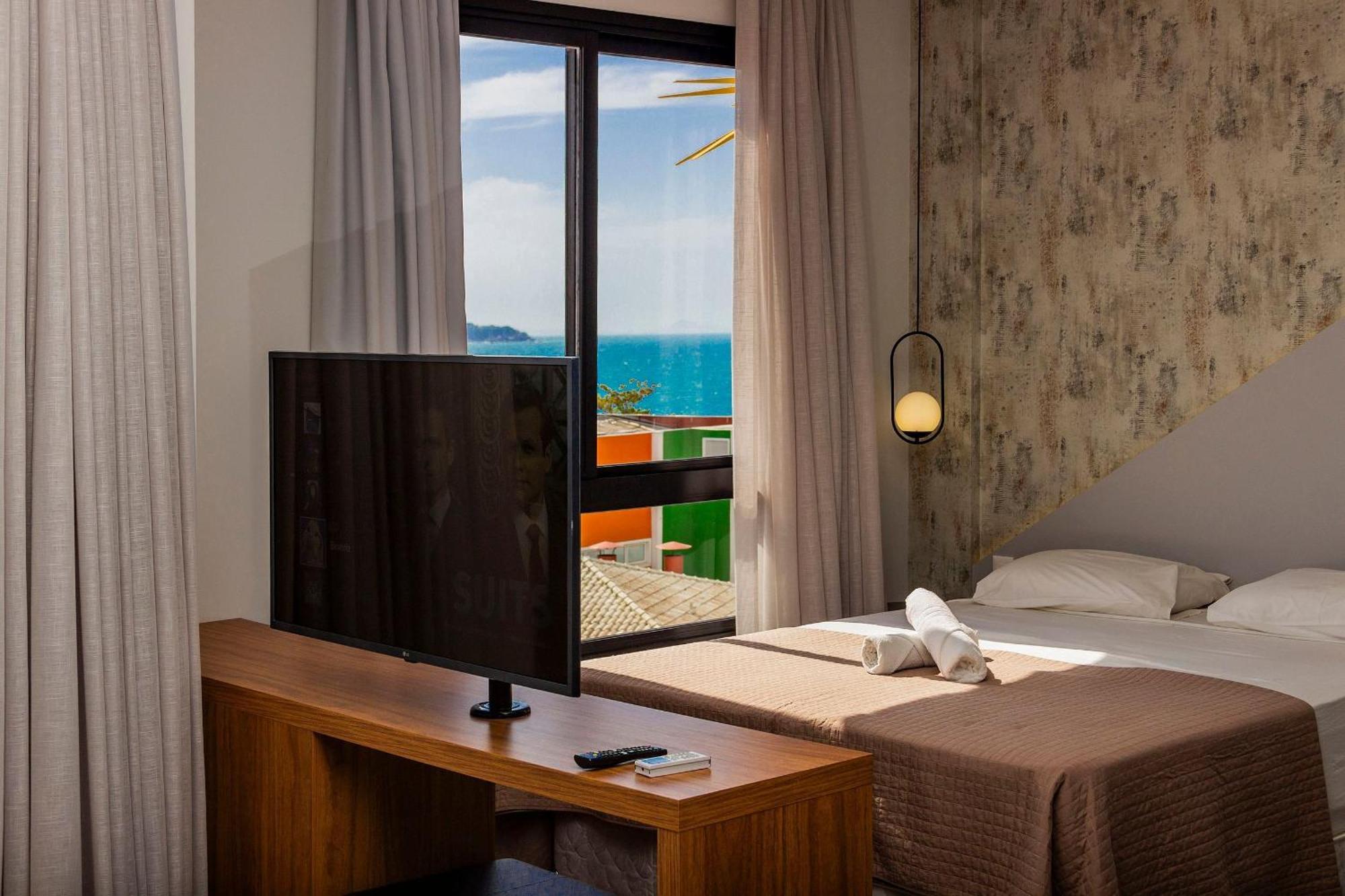 Aion Suites 303 - Lindo Apartamento Com Vista Para O Mar, A 60M Da Praia De Bombinhas, Com Piscina E Academia No Rooftop. Экстерьер фото