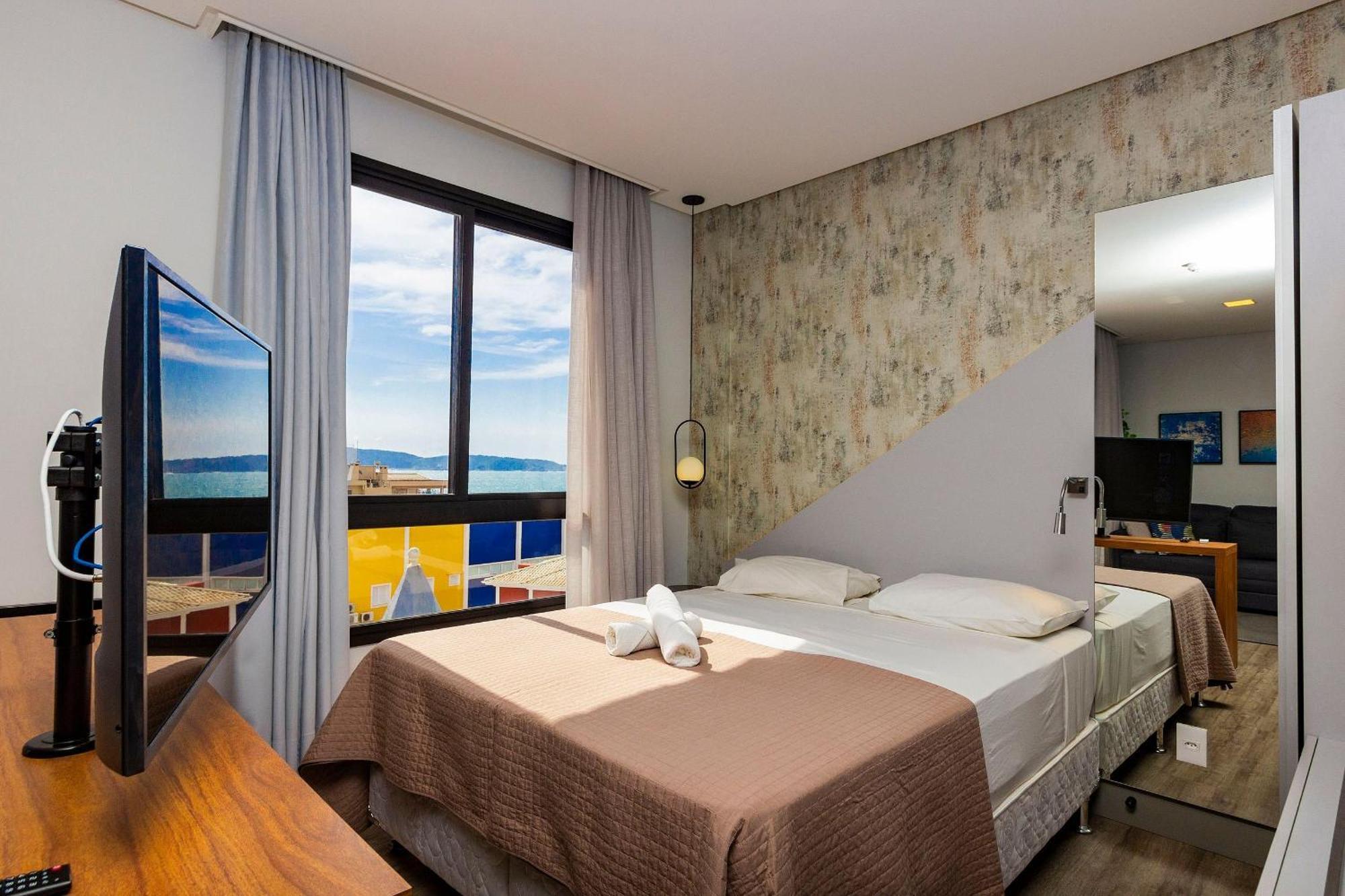 Aion Suites 303 - Lindo Apartamento Com Vista Para O Mar, A 60M Da Praia De Bombinhas, Com Piscina E Academia No Rooftop. Экстерьер фото
